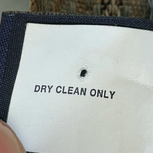 NWT Gap pale blue a line skirt size 2. Wool blend w/nordic looking trim. Lined! - Picture 14 of 15